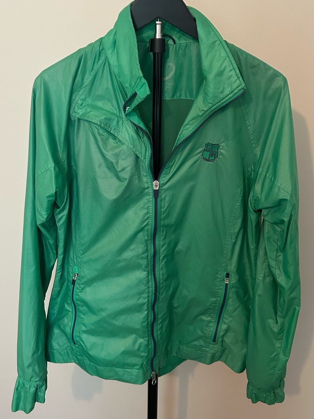 Lightweight Green Zip-Up Utility Jacket